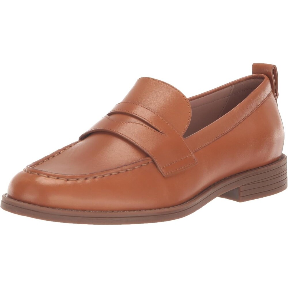 Cole Haan Women's Stassi Penny Loafer Pecan Leather Size 9.5